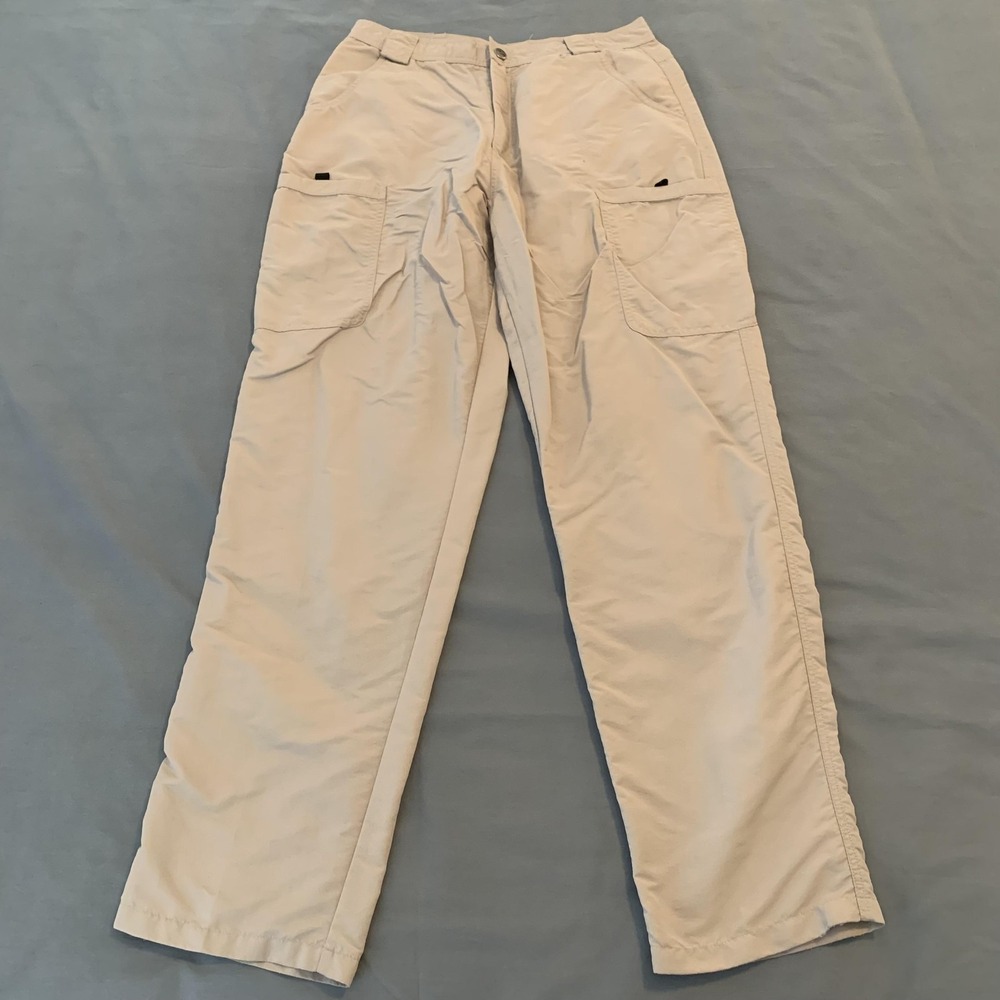 Sportif USA Pants Womens 12 Khaki‎ Lightweight Nylon Quick Dry Travel Outdoor